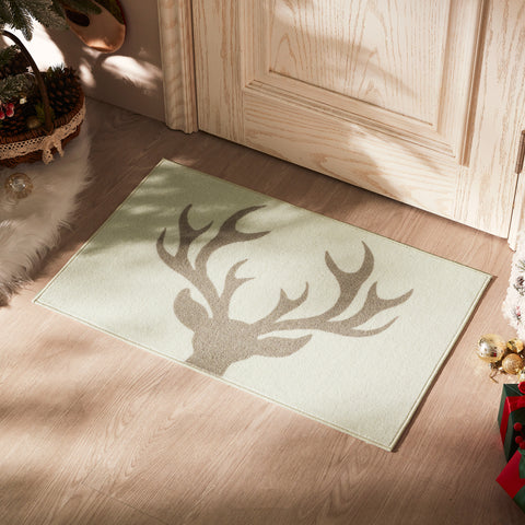 Sonive Christmas Door Mat Indoor, Non-Slip Dirt Trapper Door Mat for Back & Front Door, Carpet Rug Machine Washable Entrance Rug Doormat