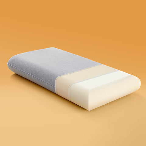 Sonive Kopfkissen Memory Foam, Kissen mit Baumwolle Kissenbezug, Nackenkissen gegen Nackenschmerzen, Waschbares und Abnehmbares Schlafkissen