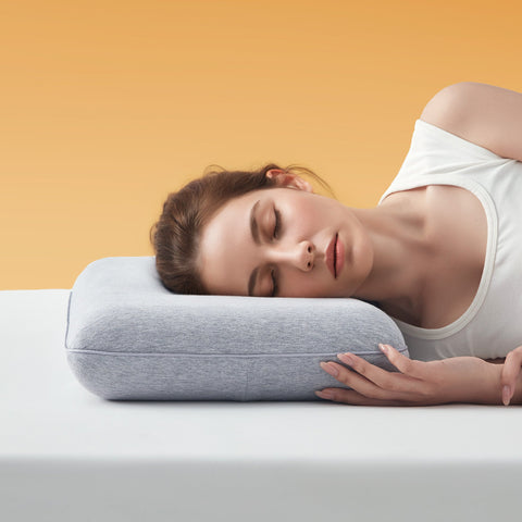 Sonive Kopfkissen Memory Foam, Kissen mit Baumwolle Kissenbezug, Nackenkissen gegen Nackenschmerzen, Waschbares und Abnehmbares Schlafkissen