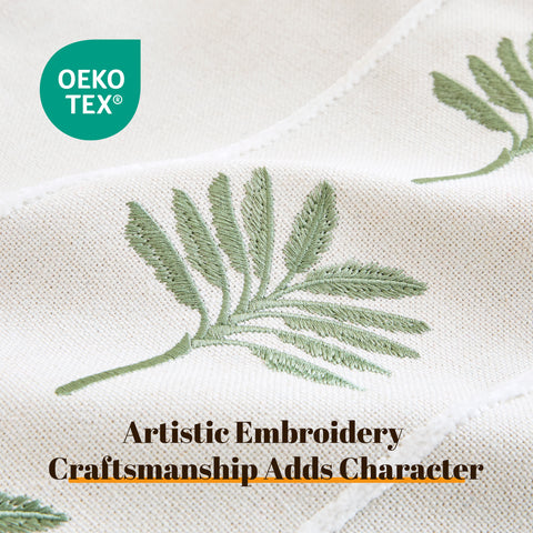 F8 Sonive Cushion Covers 40x40cm Set of 2 Decorative Pillow Covers Woven Embroidered Square Neutral Pillowcases with Invisible Zipper for Sofa Couch Bedroom White