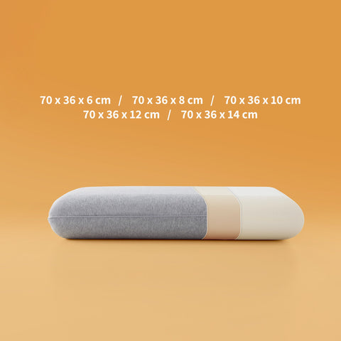 Sonive Kopfkissen Memory Foam, Kissen mit Baumwolle Kissenbezug, Nackenkissen gegen Nackenschmerzen, Waschbares und Abnehmbares Schlafkissen