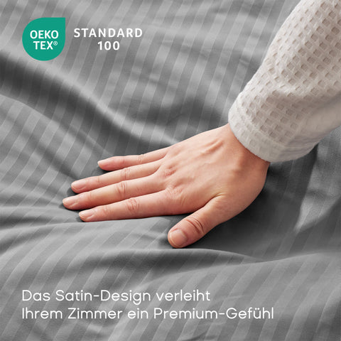 Sonive Deluxe Mikrofaser Bettbezug-Set mit Kissenbezug