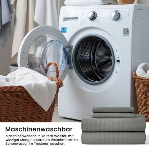 Sonive Deluxe Mikrofaser Bettbezug-Set mit Kissenbezug