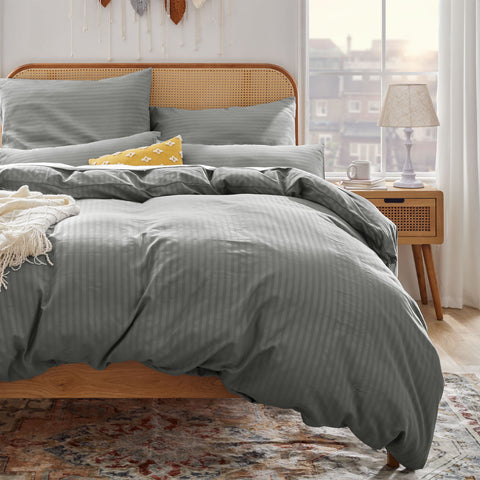 Sonive Deluxe Mikrofaser Bettbezug-Set mit Kissenbezug