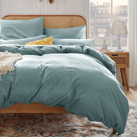 Sonive Deluxe Mikrofaser Bettbezug-Set mit Kissenbezug