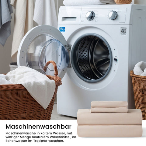 SONIVE Bettwäsche-Sets aus Mikrofaser mit Kissenbezügen ÖKO-TEX Bettwäsche mit Eckbänder