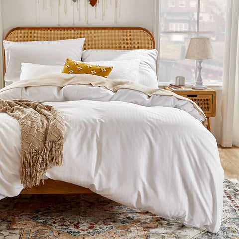 Sonive Deluxe Mikrofaser Bettbezug-Set mit Kissenbezug