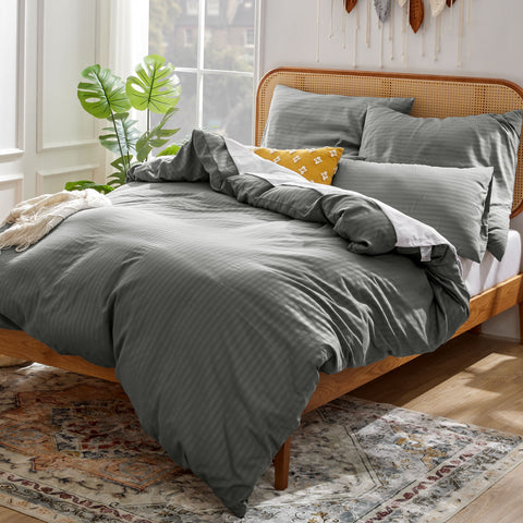 Sonive Ensemble de Housse de Couette Delux e en Microfibre avec Taie(s)