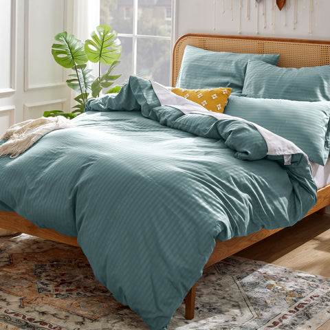 Sonive Ensemble de Housse de Couette Delux e en Microfibre avec Taie(s)