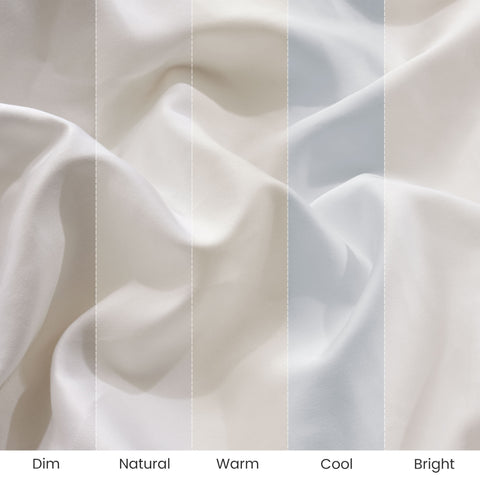 Sonive Ensemble de Housse de Couette en Satin de Coton 400 Fils